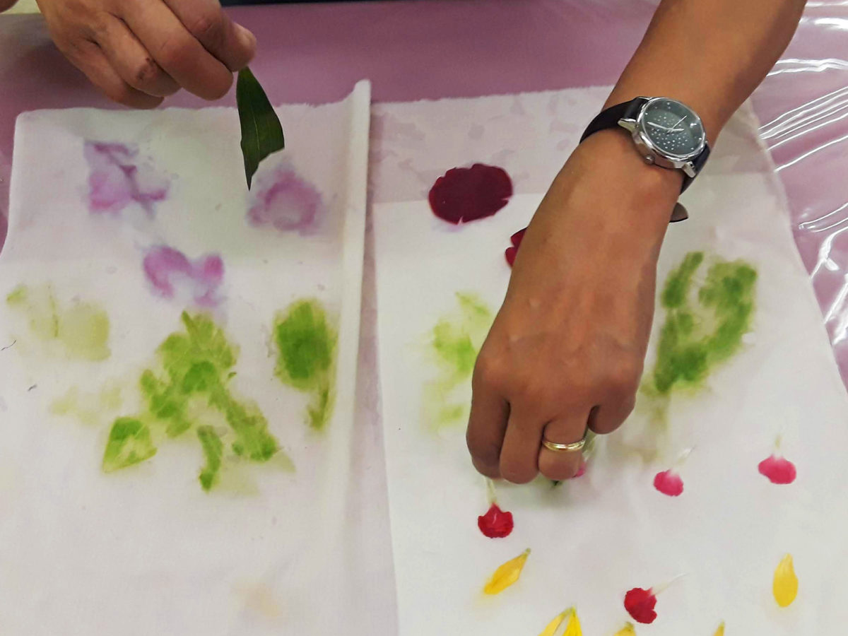 Summer Nights: Hapa-Zome Natural Dye Printing with Sajata Epps - Staten 